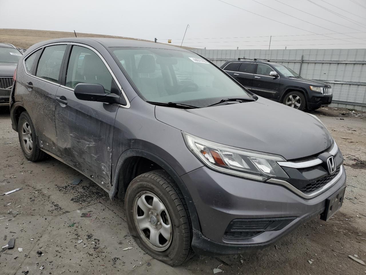 2015 Honda CR-V VIN 2HKRM4H38FH609799 Copart auction photo, side damage thumbnail 4