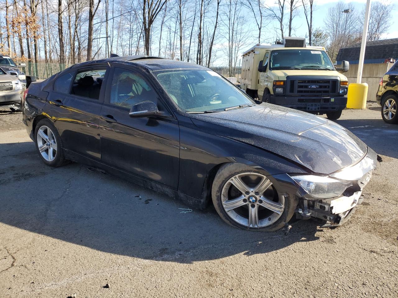 2015 BMW 3er VIN WBA3B5C54FF960288 Copart auction photo, rollover damage thumbnail 4