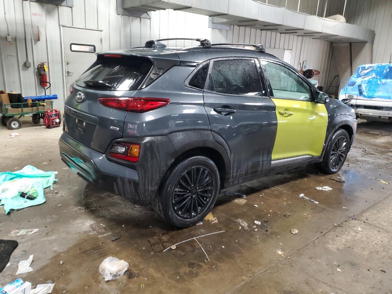 2021 Hyundai Kona VIN KM8K6CAAXMU679382 Copart auction photo, minor dent/scratches damage thumbnail 3
