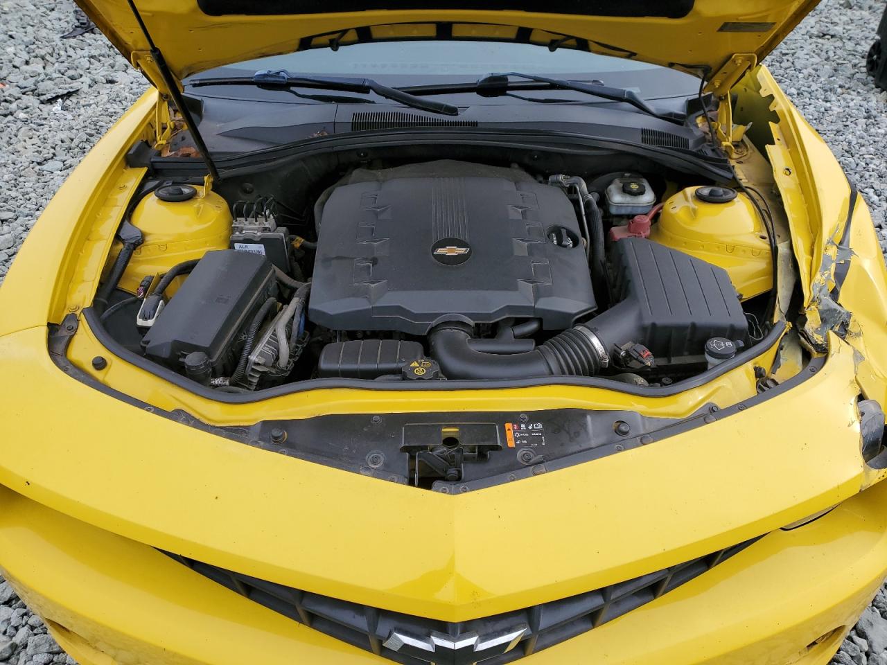 2013 Chevrolet Camaro VIN 2G1FA1E37D9142334 Copart auction photo, front end / side damage thumbnail 12