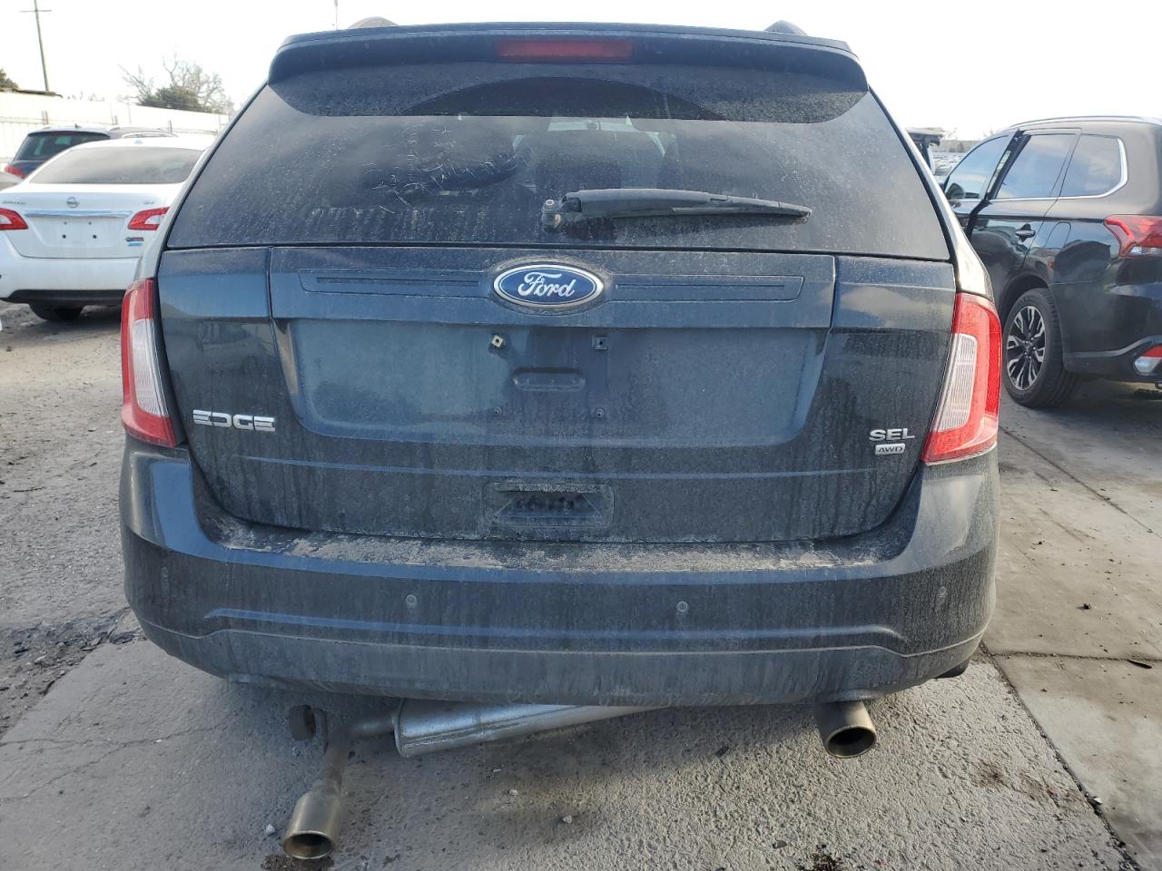 2014 Ford Edge VIN 2FMDK4JC0EBA71969 Copart auction photo, rear end / front end damage thumbnail 6