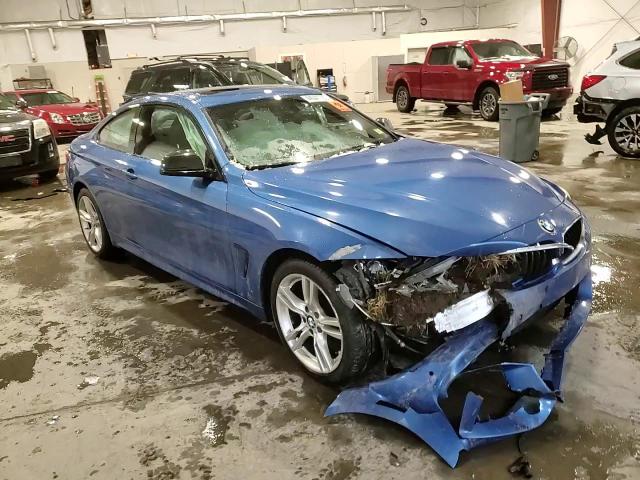 2015 BMW 4er VIN WBA3N5C54FK197767 Copart auction photo, front end damage thumbnail 13