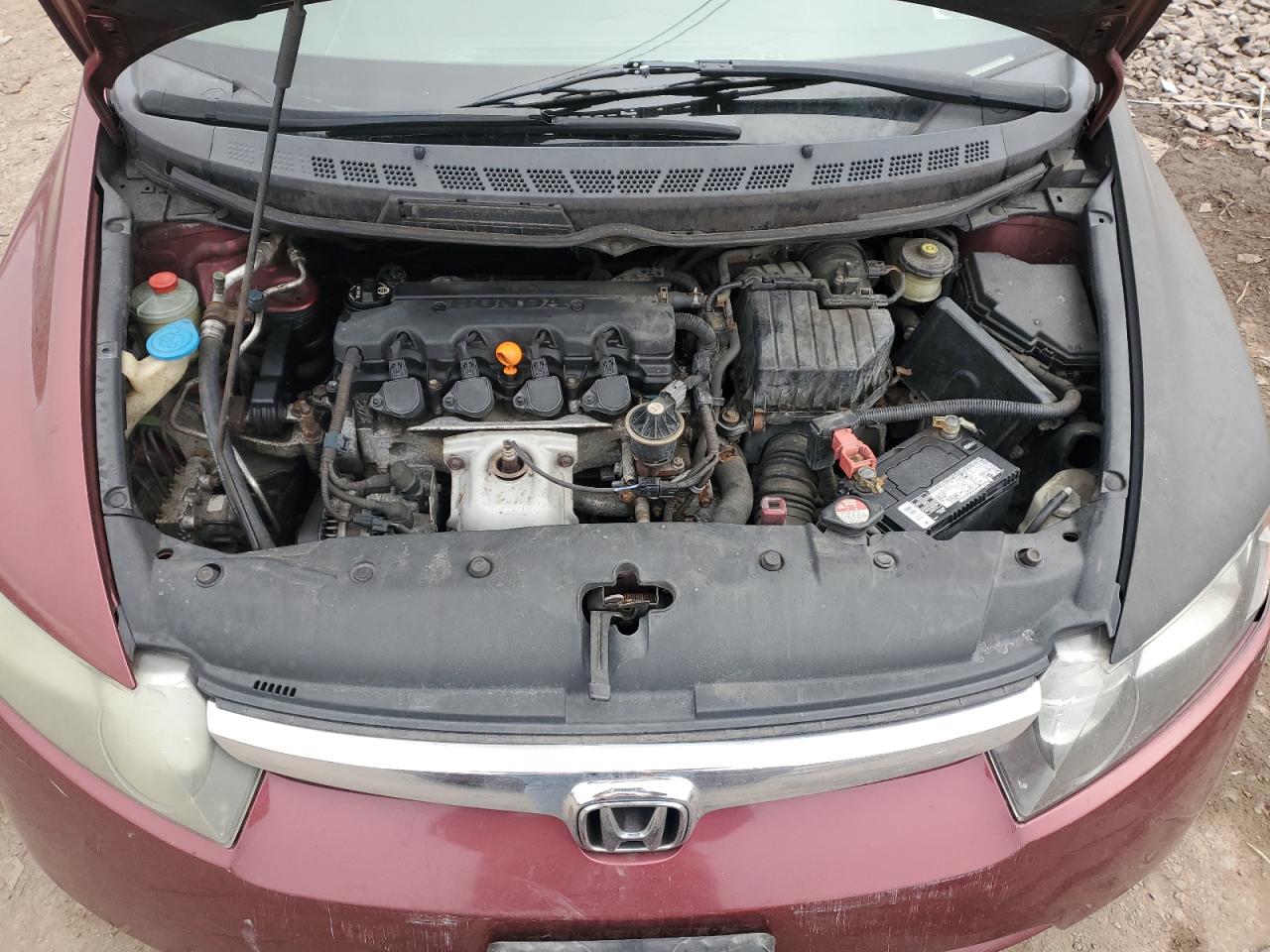 2006 Honda Civic VIN 1HGFA16896L081857 Copart auction photo, rear end damage thumbnail 11