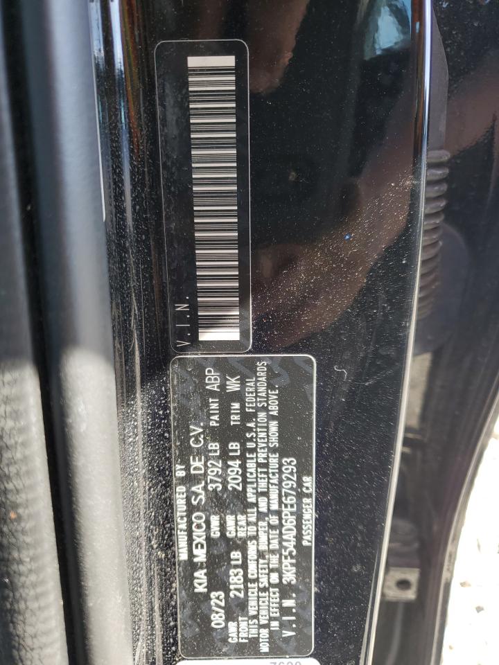 2023 KIA Forte VIN 3KPF54AD6PE679293 Copart auction photo, front end damage thumbnail 12