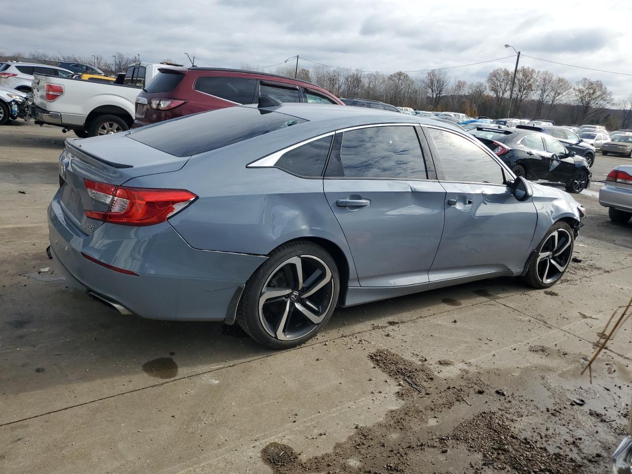 2021 Honda Accord VIN 1HGCV2F36MA012280 Copart auction photo, all over / undercarriage damage thumbnail 3