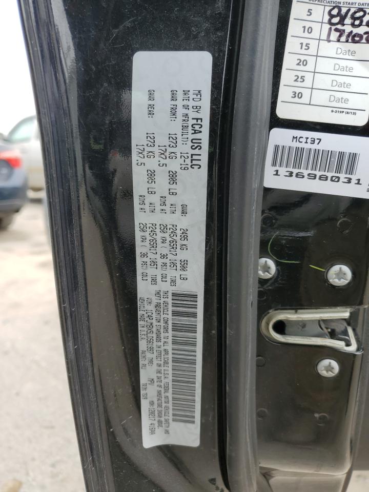 2020 Jeep Cherokee VIN 1C4PJMBX5LD561997 Copart auction photo, side damage thumbnail 15