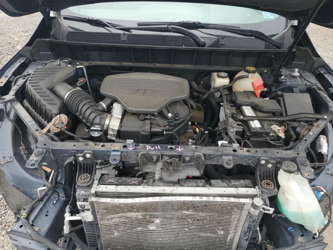 2018 GMC Acadia VIN 1GKKNLLS0JZ123808 Copart auction photo, front end damage thumbnail 12