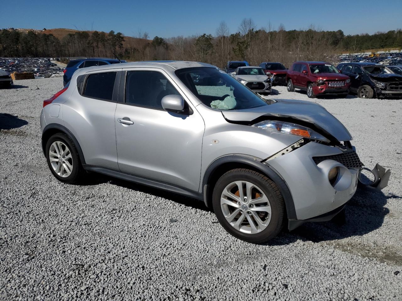 2013 Nissan Juke VIN JN8AF5MV3DT223941 Copart auction photo, front end / mechanical damage thumbnail 4