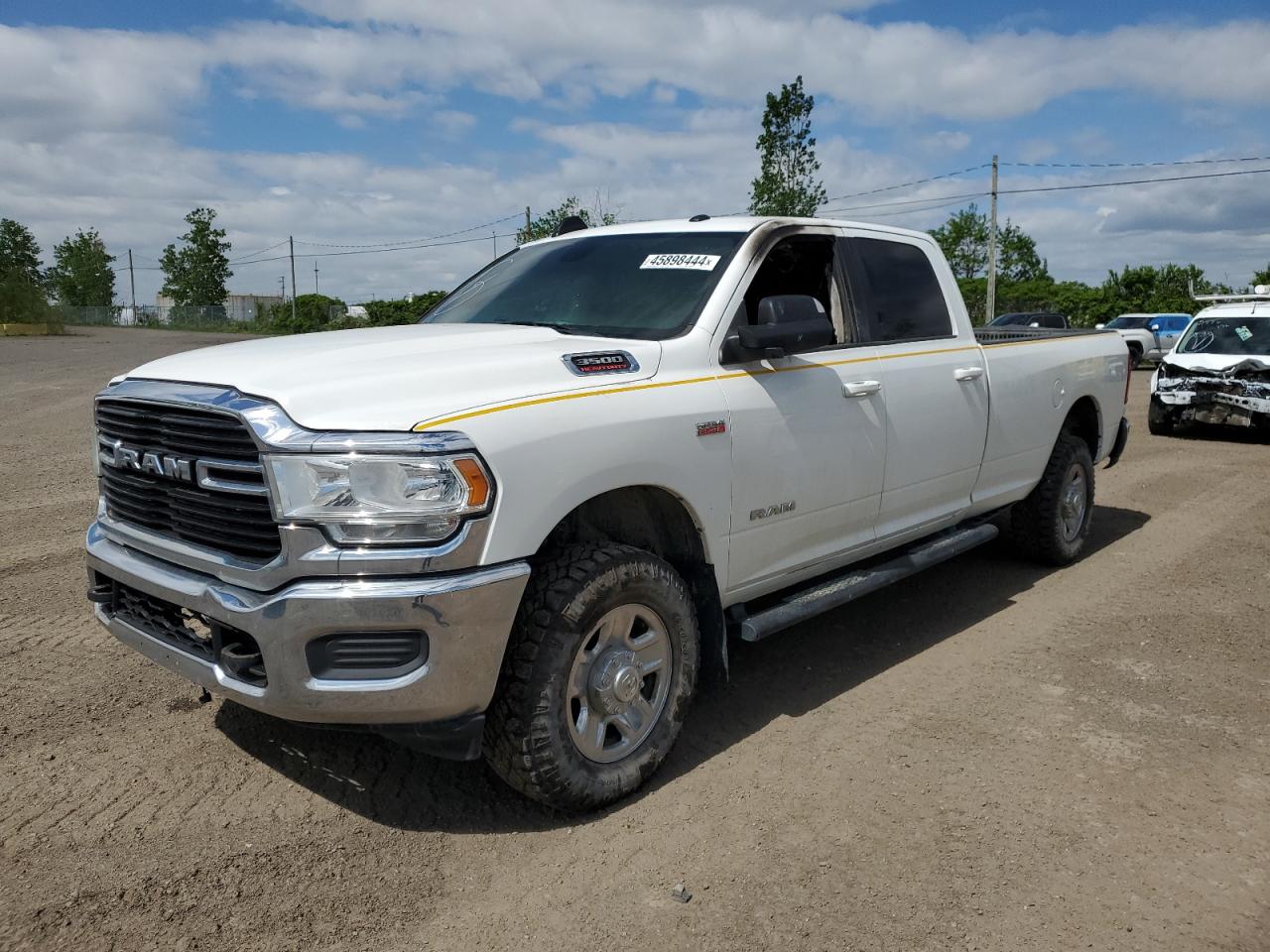 2020 RAM 3500 VIN 3C63R3HJ2LG153326 Copart auction photo, burn - interior damage thumbnail 2