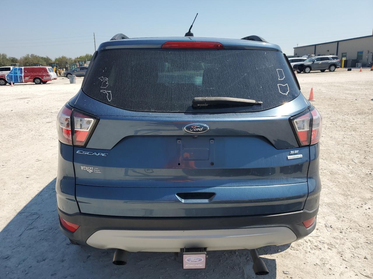 2018 Ford Escape VIN 1FMCU0GD4JUC73748 Copart auction photo, front end damage thumbnail 6