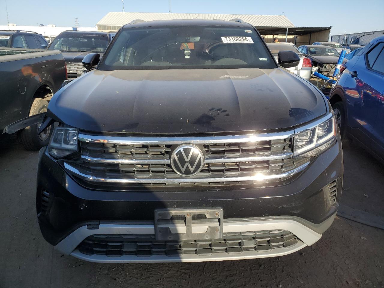 2021 Volkswagen Atlas VIN 1V2GC2CA1MC202063 Copart auction photo, front end / rear end damage thumbnail 5