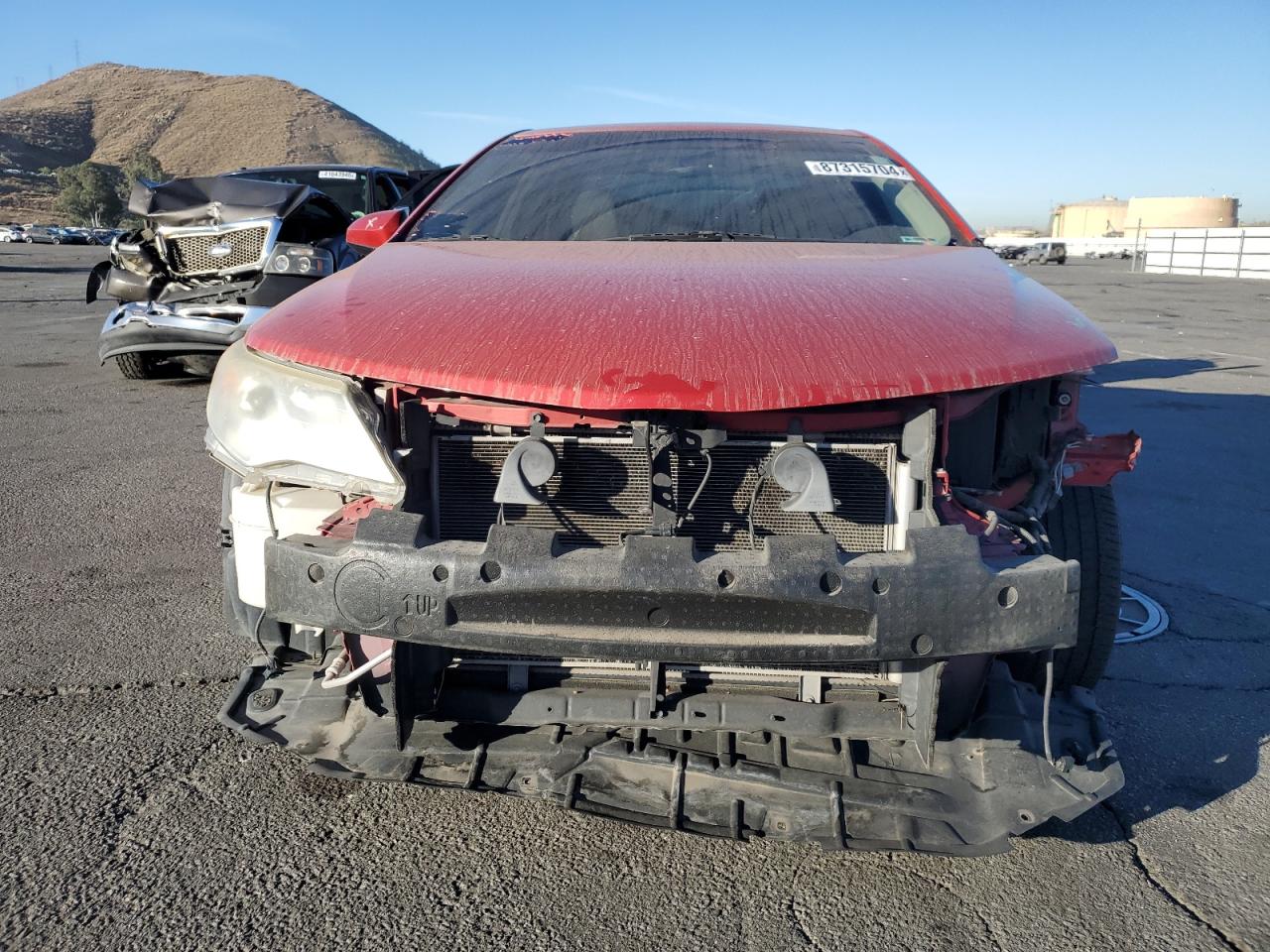 2012 Toyota Camry VIN 4T1BK1FK5CU515263 Copart auction photo, all over damage thumbnail 5