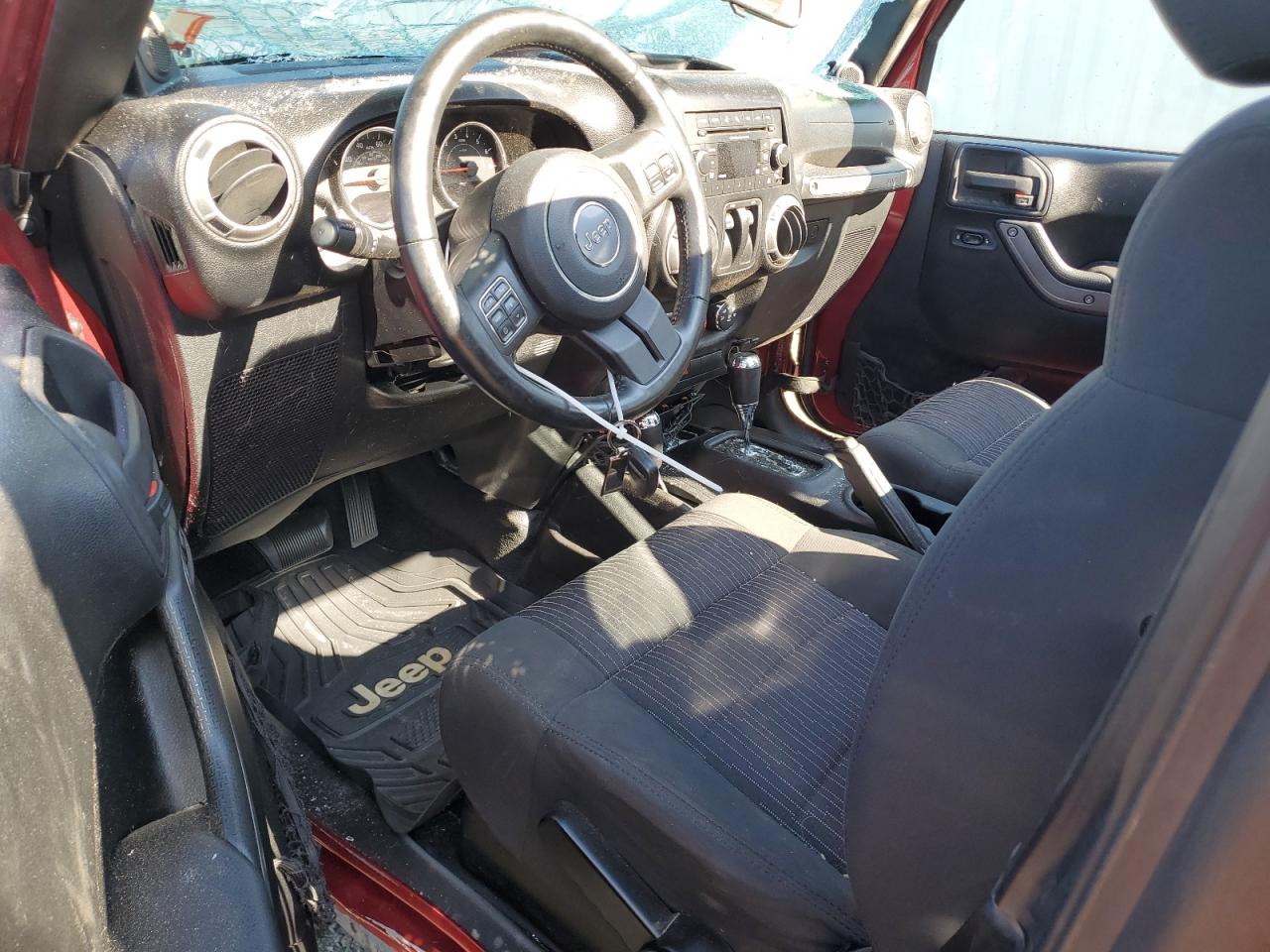 2012 Jeep Wrangler VIN 1C4AJWAG6CL149225 Copart auction photo, rollover damage thumbnail 8