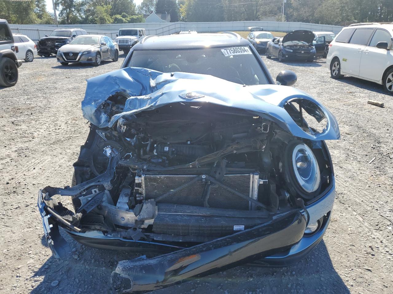 2016 MINI Cooper VIN WMWLN5C57G2E31646 Copart auction photo, front end damage thumbnail 5