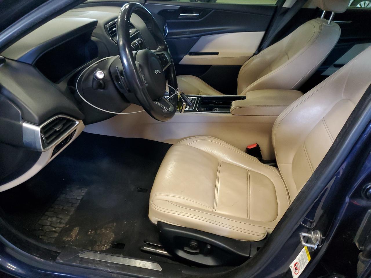 2018 Jaguar XE VIN SAJAK4FX1JCP18717 Copart auction photo, side / front end damage thumbnail 7