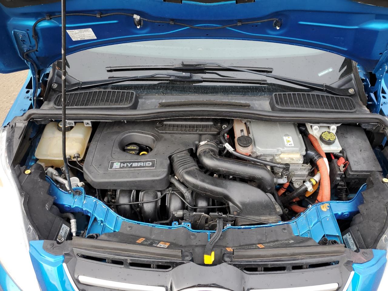 2013 Ford C-MAX VIN 1FADP5BU8DL533914 Copart auction photo, rear end / side damage thumbnail 11