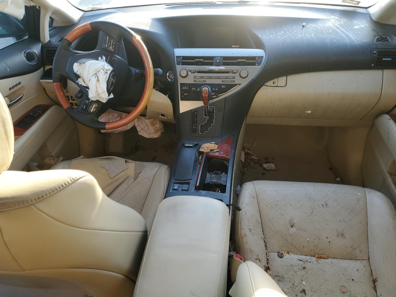 2010 Lexus RX VIN 2T2ZK1BA2AC033484 Copart auction photo, front end / undercarriage damage thumbnail 8