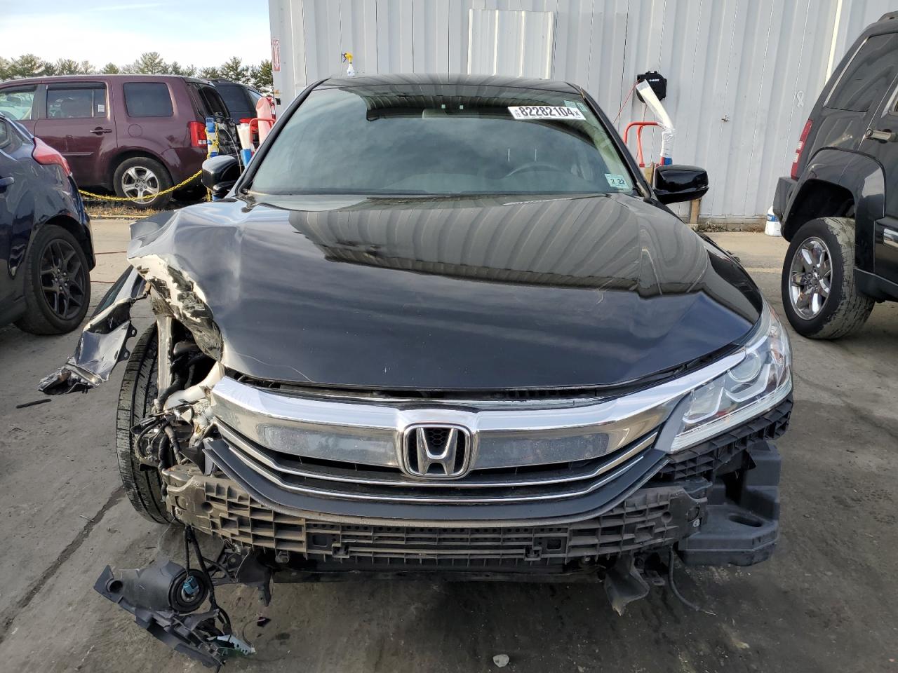 2017 Honda Accord VIN 1HGCR2F76HA223136 Copart auction photo, front end / rear end damage thumbnail 5
