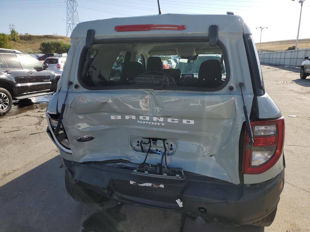 2021 Ford Bronco VIN 3FMCR9B65MRB32844 Copart auction photo, rear end damage thumbnail 6