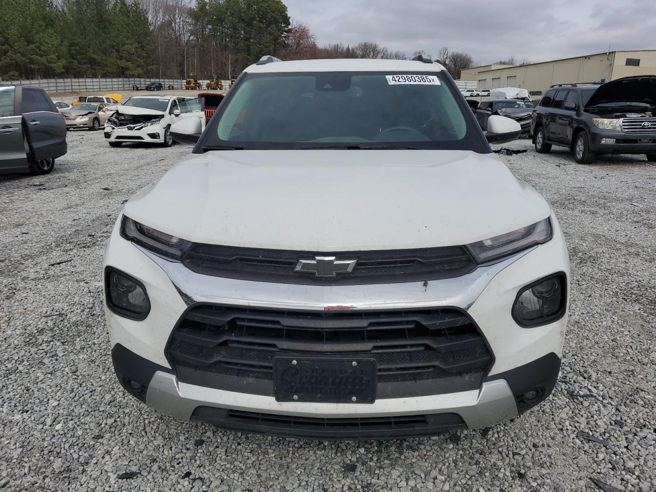 2022 Chevrolet TrailBlazer VIN KL79MPS24NB104230 Copart auction photo, rear end / minor dent/scratches damage thumbnail 5