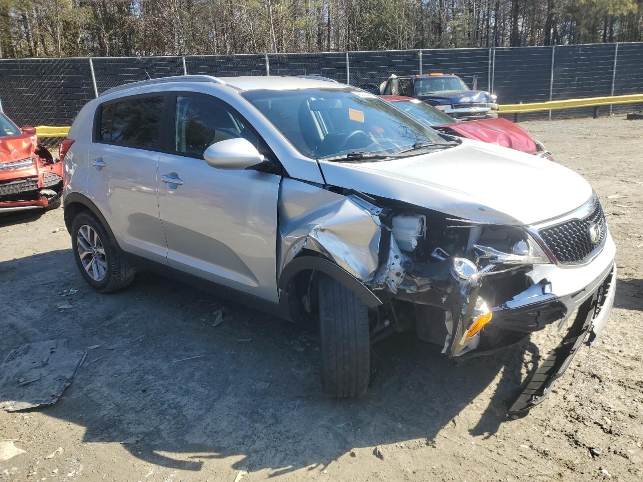 2016 KIA Sportage VIN KNDPB3AC9G7795263 Copart auction photo, front end damage thumbnail 4