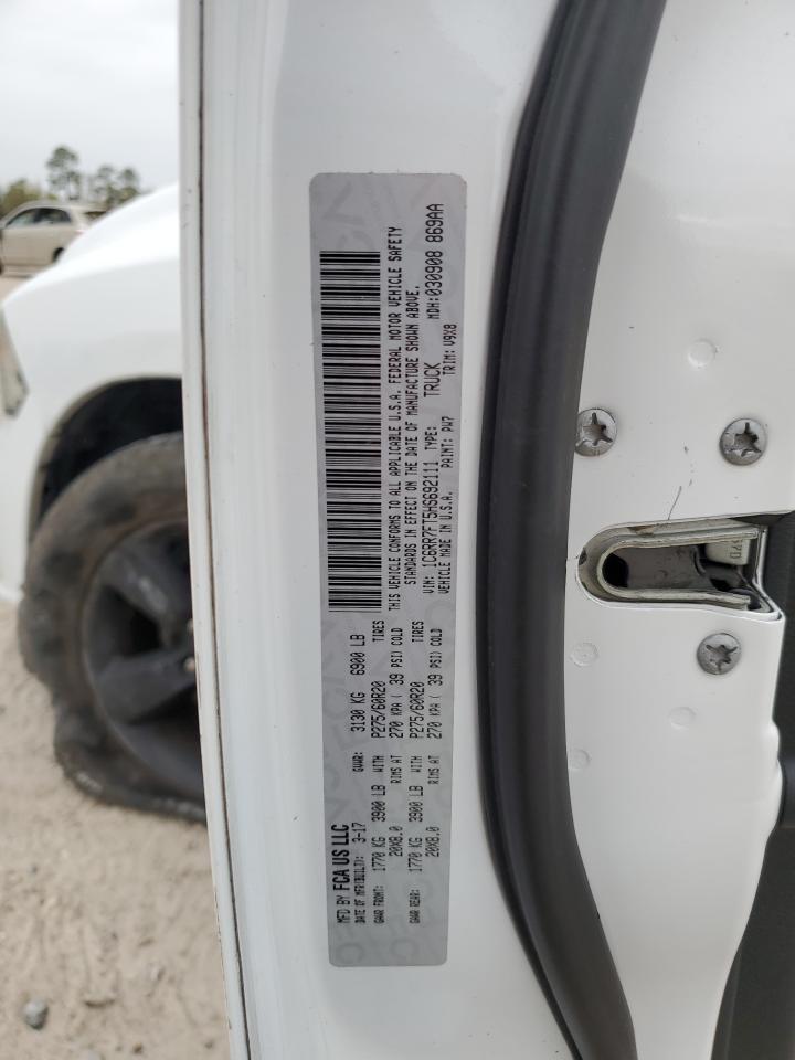 2017 RAM 1500 VIN 1C6RR7FT5HS692111 Copart auction photo, front end / mechanical damage thumbnail 14