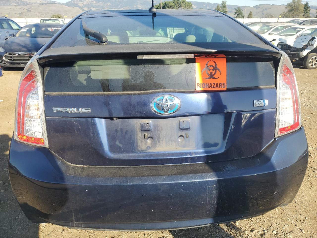 2014 Toyota Prius VIN JTDKN3DU0E0378481 Copart auction photo, front end damage thumbnail 6
