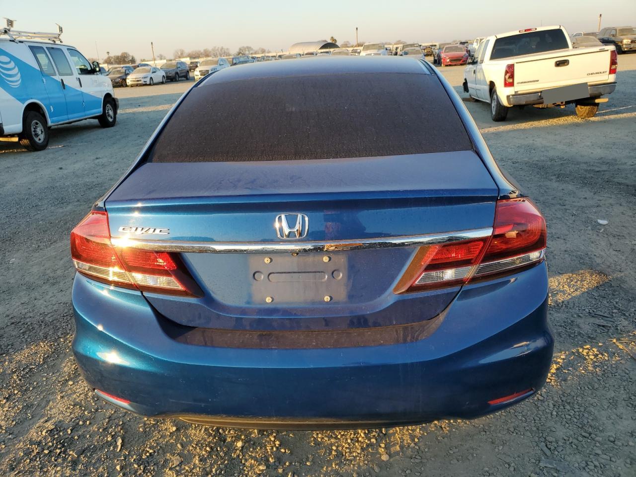 2013 Honda Civic VIN 19XFB2F57DE205332 Copart auction photo, front end damage thumbnail 6