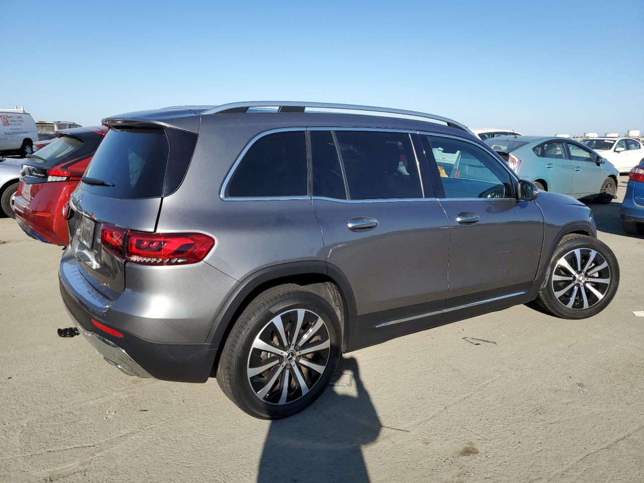 2022 Mercedes-Benz GLB VIN W1N4M4GB8NW257263 Copart auction photo, all over damage thumbnail 3