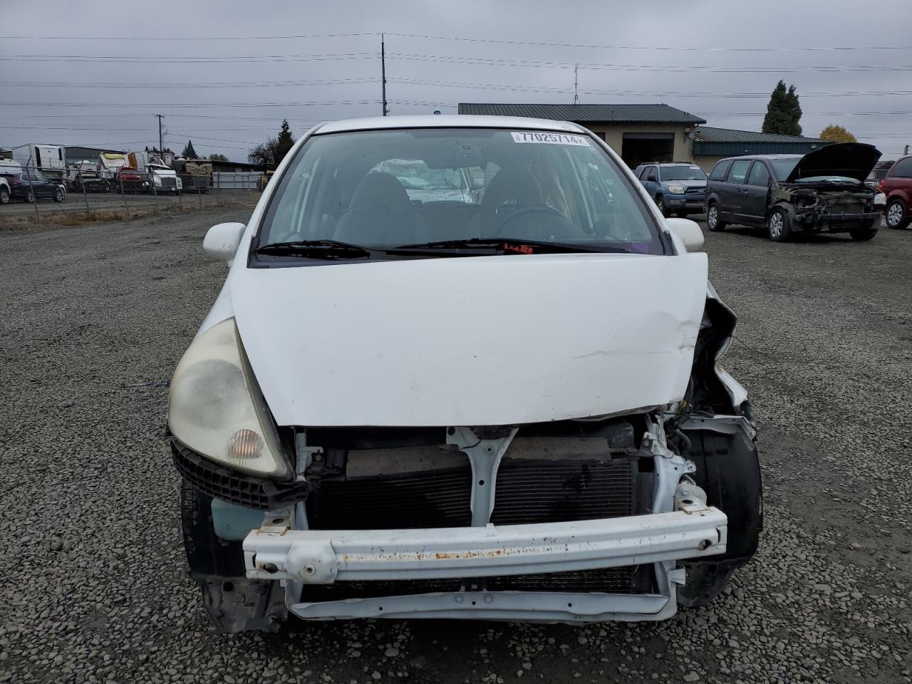 2007 Honda Fit VIN JHMGD38677S044278 Copart auction photo, all over damage thumbnail 5