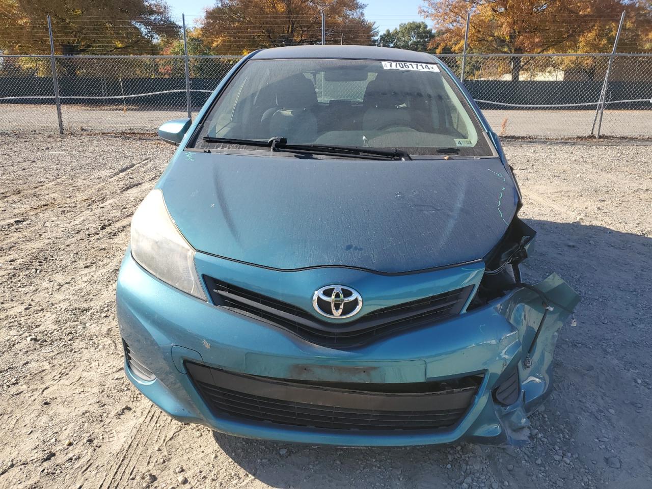 2013 Toyota Yaris VIN JTDKTUD38DD550458 Copart auction photo, front end / undercarriage damage thumbnail 5
