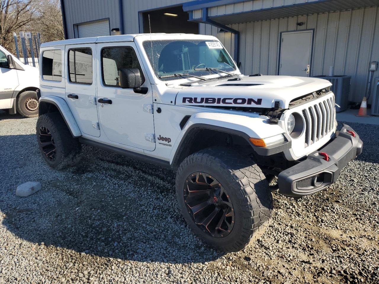 2020 Jeep Wrangler VIN 1C4HJXFG7LW140402 Copart auction photo, front end / undercarriage damage thumbnail 4