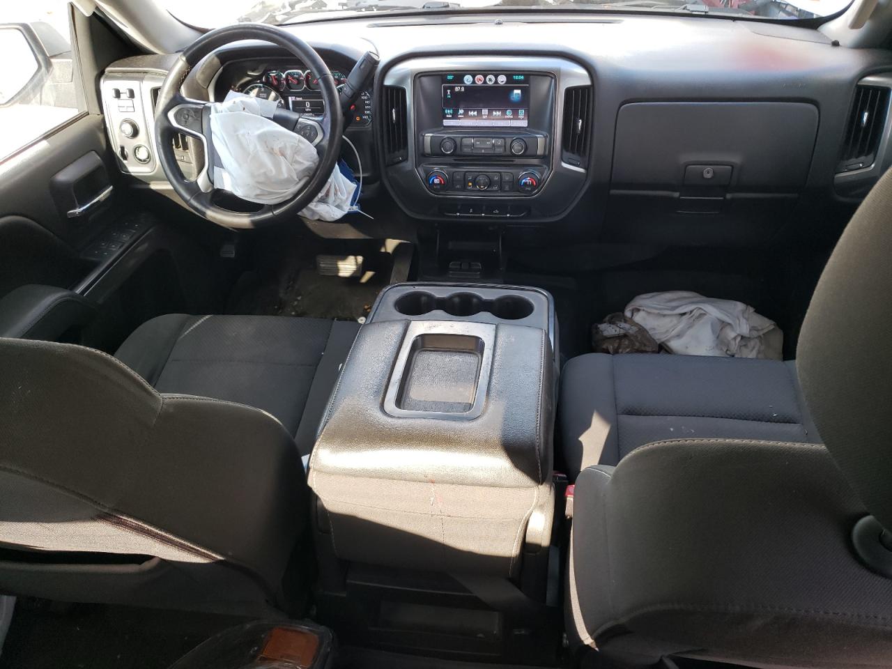 2017 Chevrolet Silverado VIN 3GCUKREH0HG145058 Copart auction photo, front end / side damage thumbnail 8