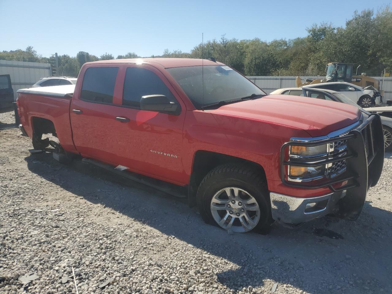 2014 Chevrolet Silverado VIN 3GCUKREC3EG196456 Copart auction photo, side / mechanical damage thumbnail 4