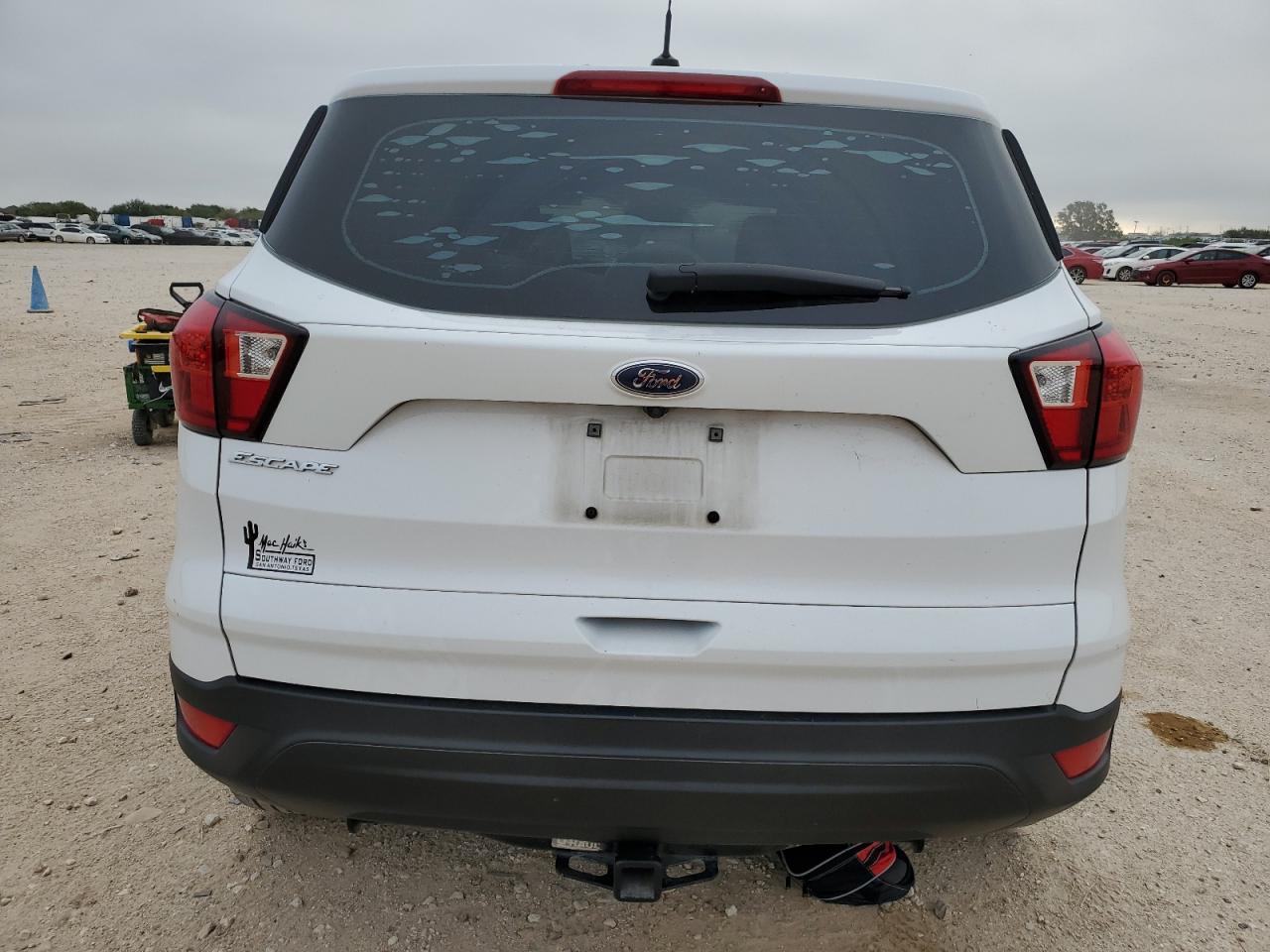 2019 Ford Escape VIN 1FMCU0F73KUC02571 Copart auction photo, side / front end damage thumbnail 6