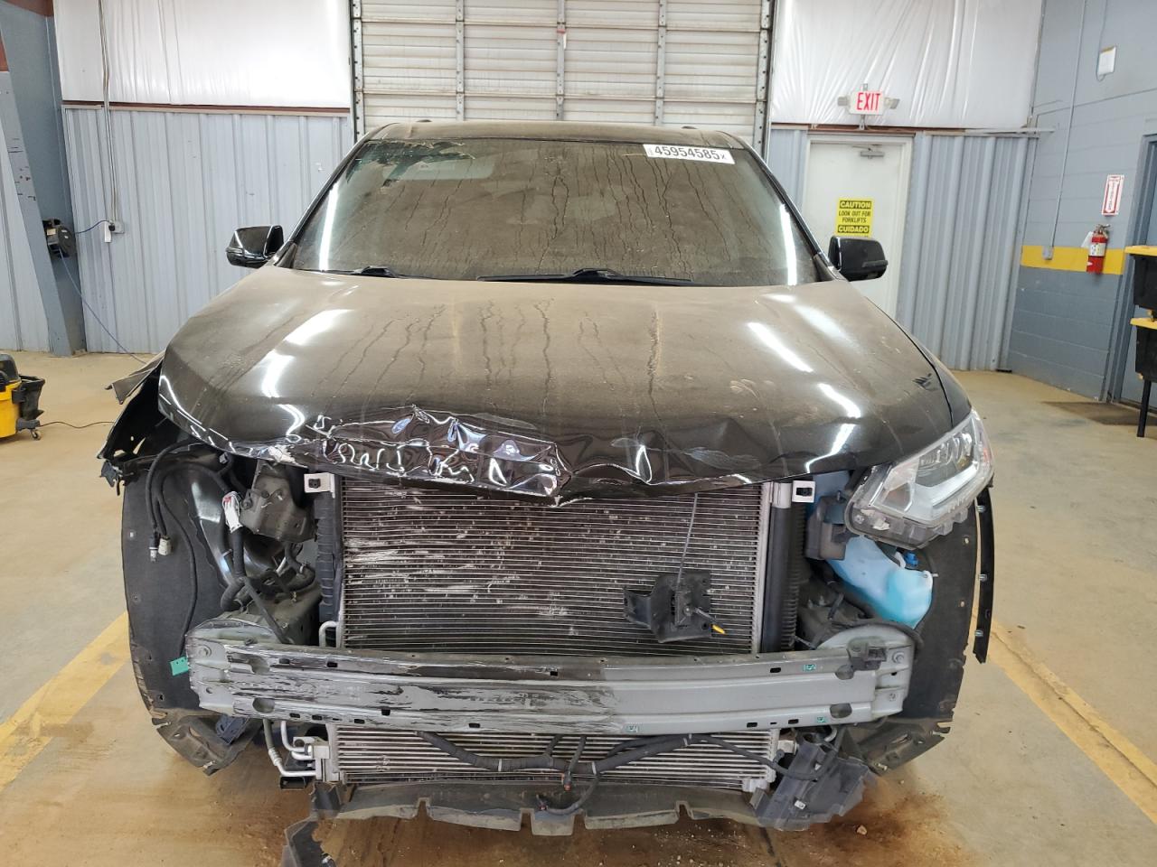 2018 Chevrolet Traverse VIN 1GNERKKW3JJ214797 Copart auction photo, front end / rejected repair damage thumbnail 5