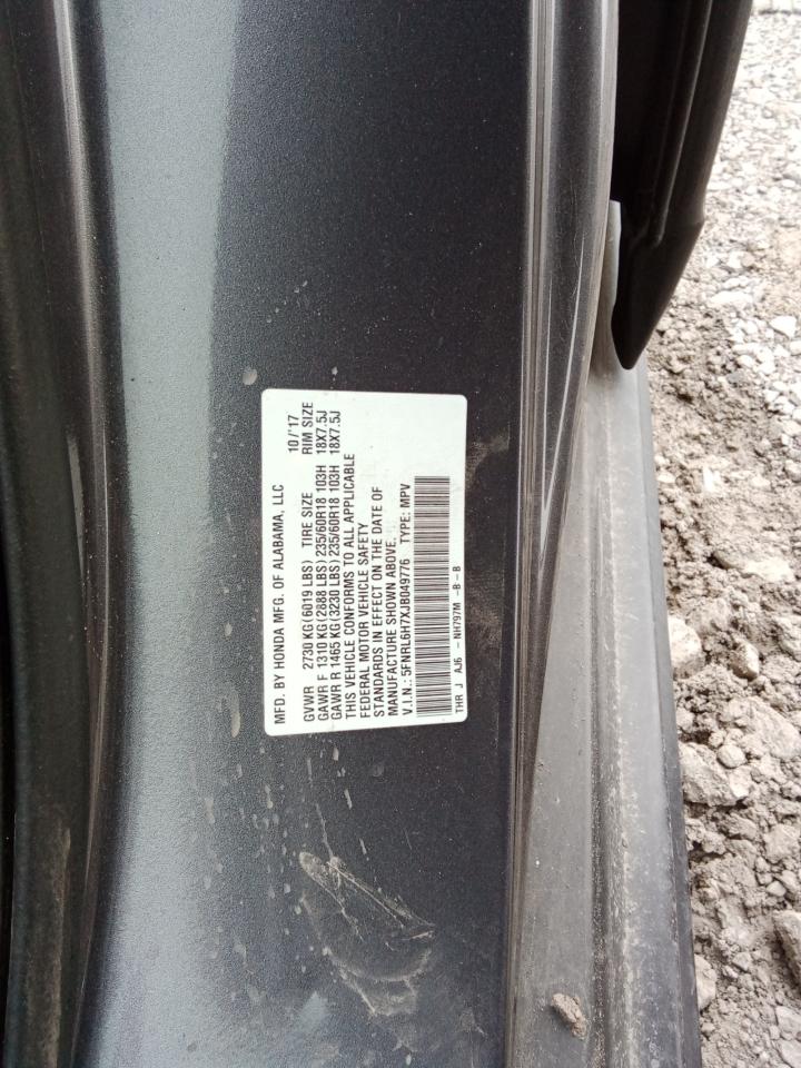 2018 Honda Odyssey VIN 5FNRL6H7XJB049776 Copart auction photo, front end damage thumbnail 13