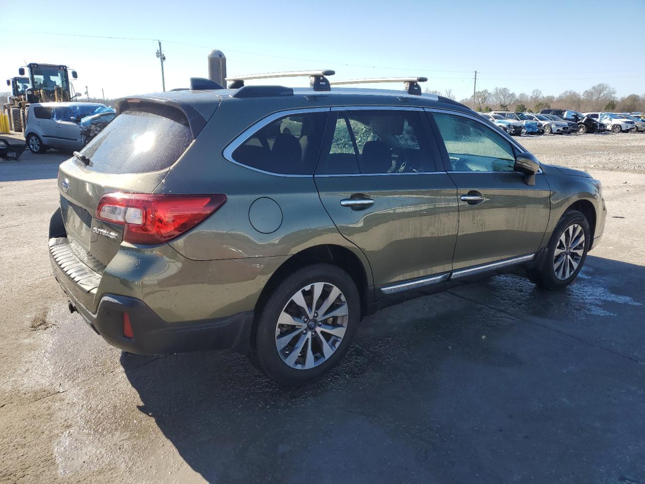 2019 Subaru Outback VIN 4S4BSATC8K3378241 Copart auction photo, side / front end damage thumbnail 3