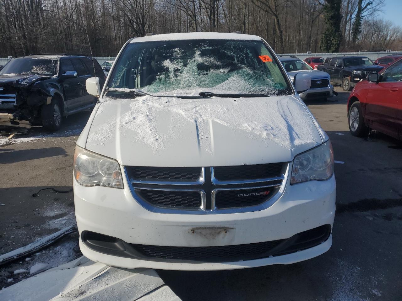 2014 Dodge Caravan VIN 2C4RDGCGXER392124 Copart auction photo, side damage thumbnail 5