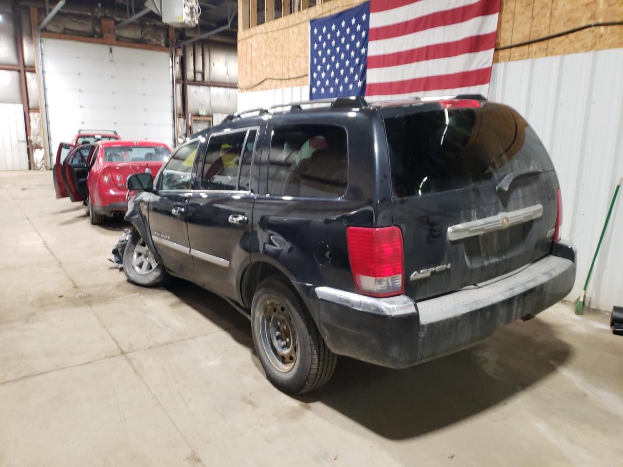 2008 Chrysler Aspen VIN 1A8HW58228F143800 Copart auction photo, front end / side damage thumbnail 2