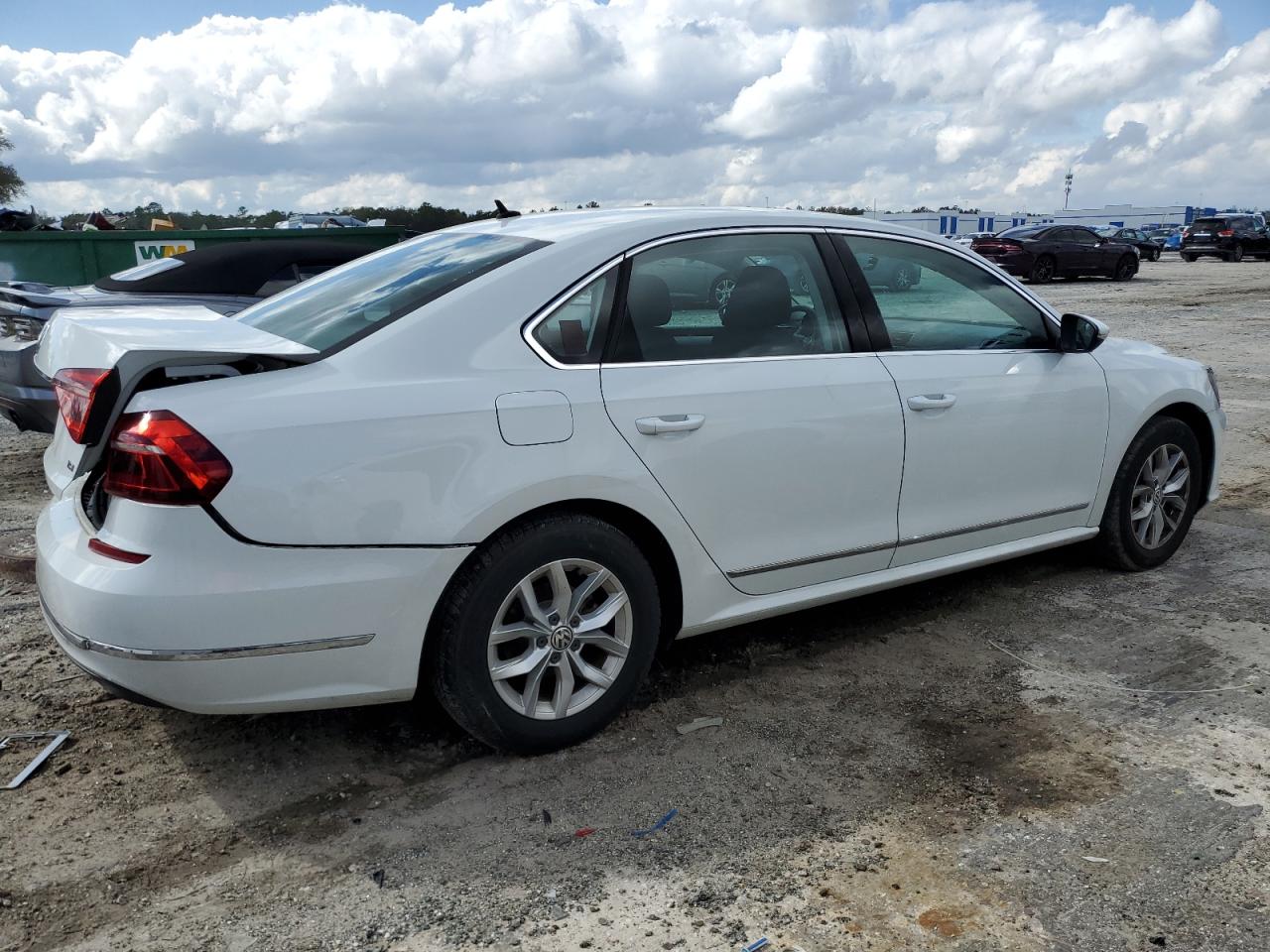 2017 Volkswagen Passat VIN 1VWAT7A38HC077574 Copart auction photo, rear end damage thumbnail 3