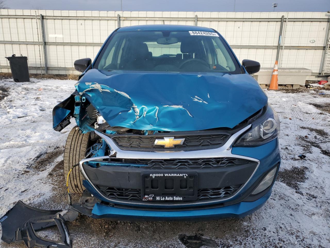 2019 Chevrolet Spark VIN KL8CB6SA7KC816472 Copart auction photo, front end / minor dent/scratches damage thumbnail 5
