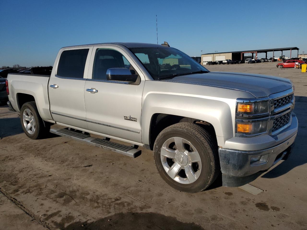 2015 Chevrolet Silverado VIN 3GCPCSEC1FG400299 Copart auction photo, side / hail damage thumbnail 4