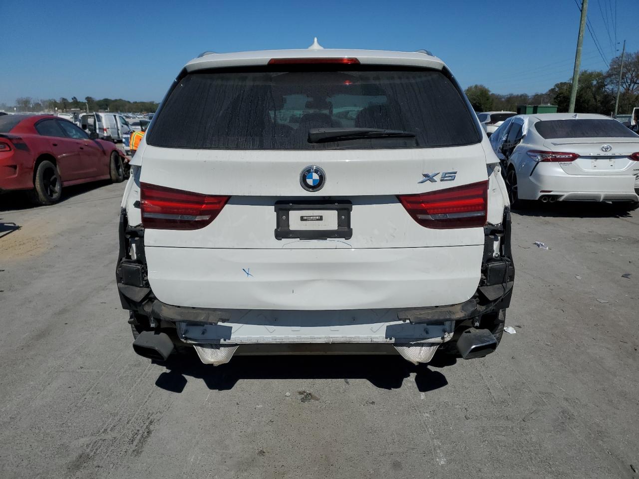2018 BMW X5 VIN 5UXKT0C56J0W02859 Copart auction photo, rear end damage thumbnail 6
