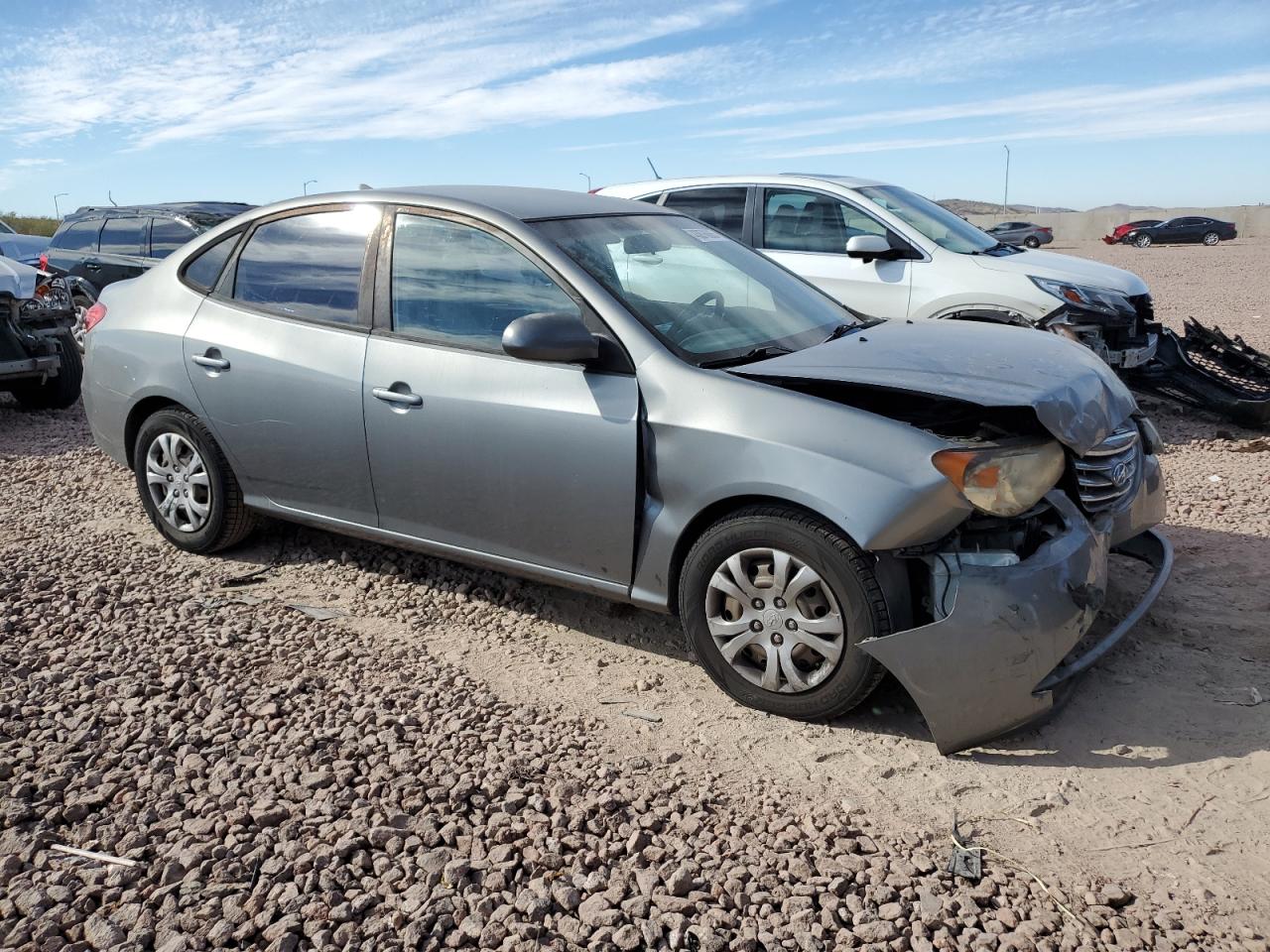 2010 Hyundai Elantra VIN KMHDU4ADXAU131988 Copart auction photo, front end damage thumbnail 4