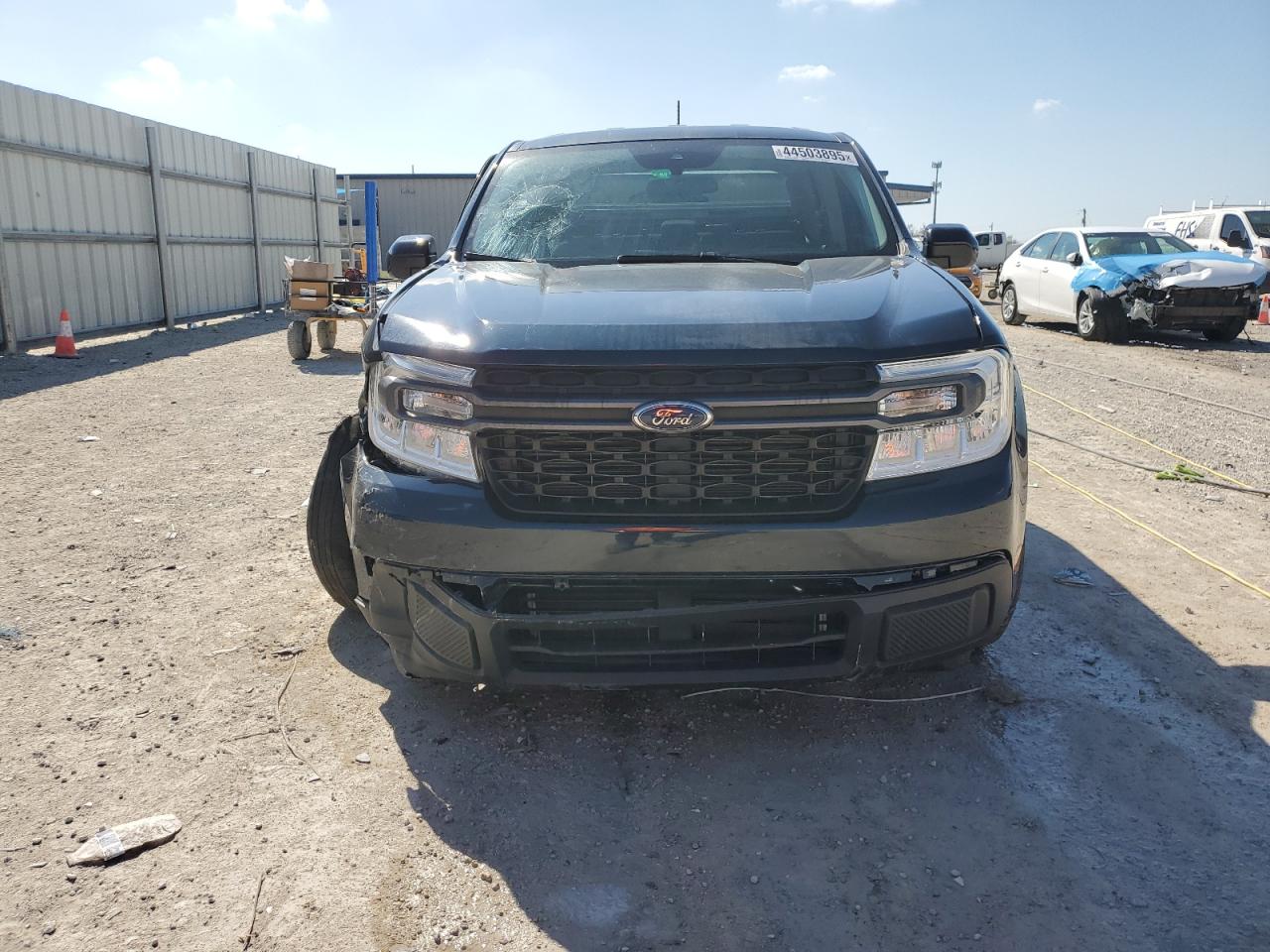 2023 Ford Maverick VIN 3FTTW8E33PRA17219 Copart auction photo, side / front end damage thumbnail 5