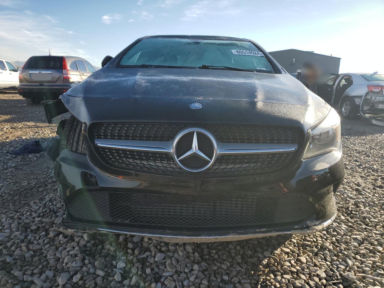2017 Mercedes-Benz CLA-klasse VIN WDDSJ4GB1HN421136 Copart auction photo, front end / side damage thumbnail 5