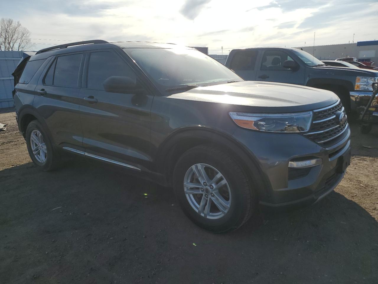 2020 Ford Explorer VIN 1FMSK8DH0LGB93114 Copart auction photo, rear end damage thumbnail 4