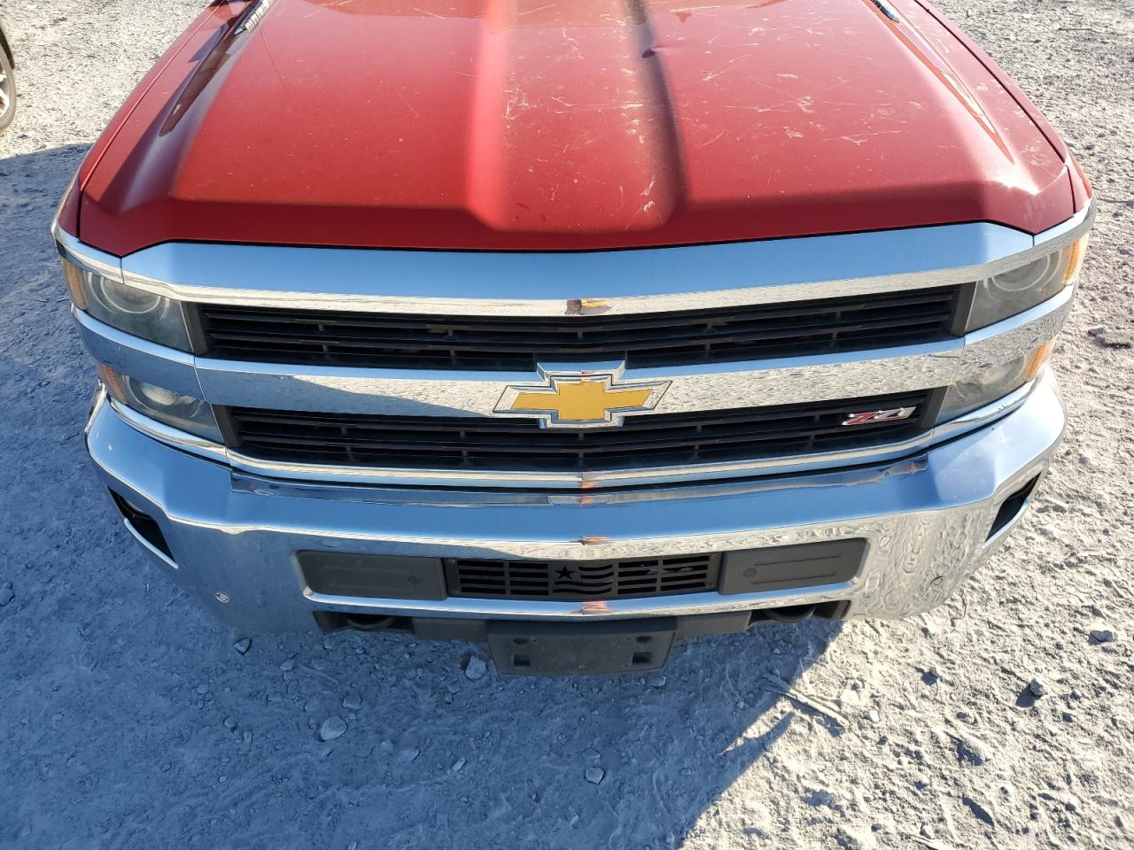 2015 Chevrolet Silverado VIN 1GC1KWE82FF644945 Copart auction photo, rear end / side damage thumbnail 11