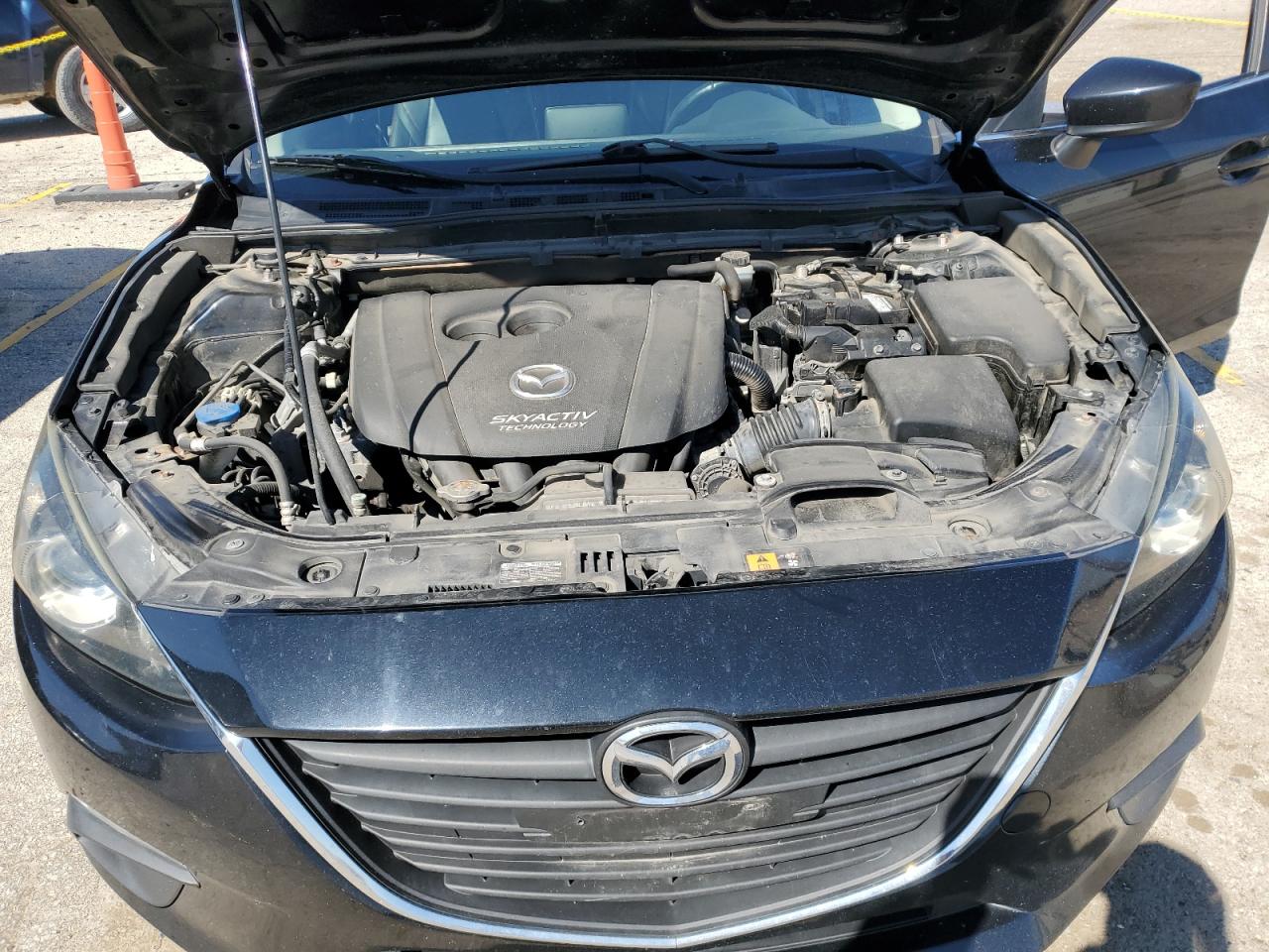 2014 Mazda 3 VIN JM1BM1W74E1108100 Copart auction photo, rear end damage thumbnail 11